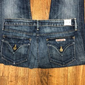 Hudson jeans, NWOT Bacara crop straight cuffed, 27